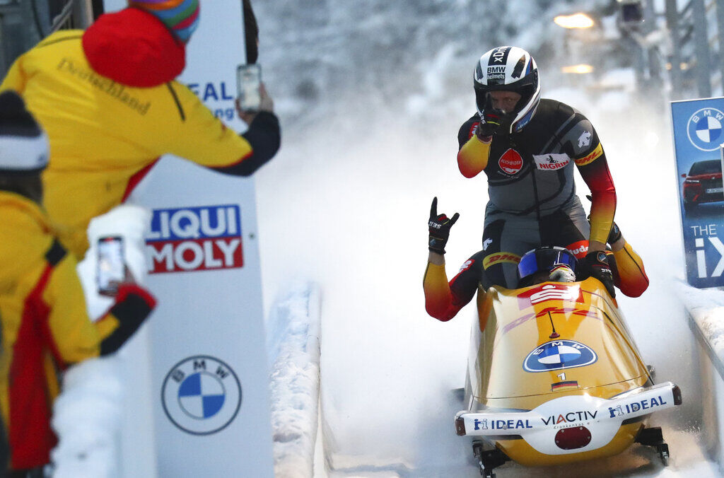 APTOPIX Germany Bobsled Worlds